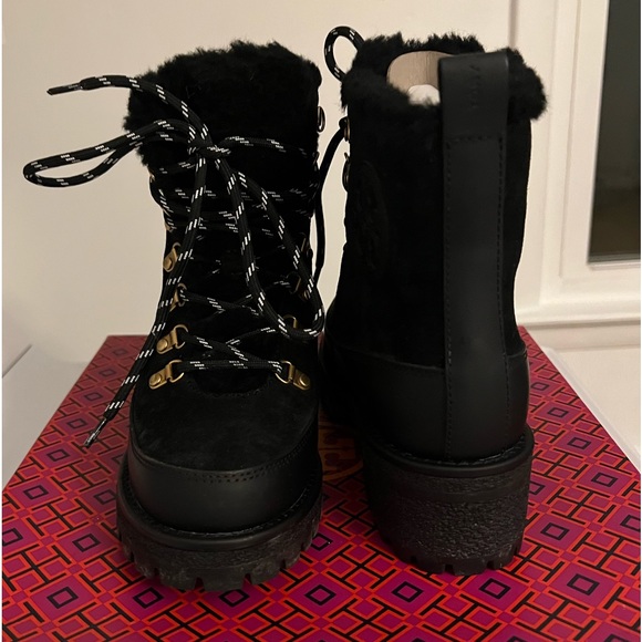 NWT Tory Burch Thea Lug Sole Boots in Original Box Size 7 - Picture 11 of 12